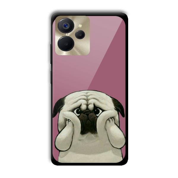 Chubby Dogo Customized Printed Glass Back Cover for Realme 9i 5G