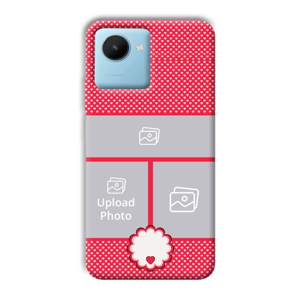 Little Hearts Customized Printed Back Cover for Realme C30s