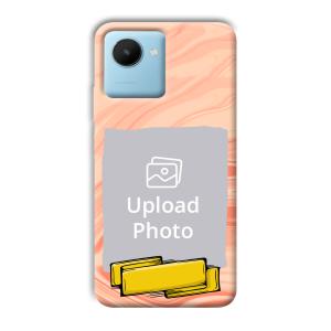 Pink Design Customized Printed Back Cover for Realme C30s