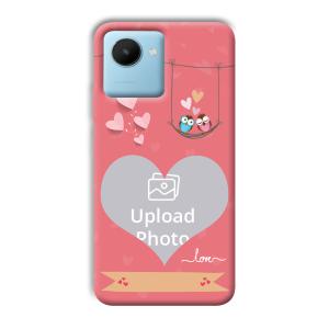 Love Birds Design Customized Printed Back Cover for Realme C30s