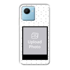 White Background  Customized Printed Back Cover for Realme C30s