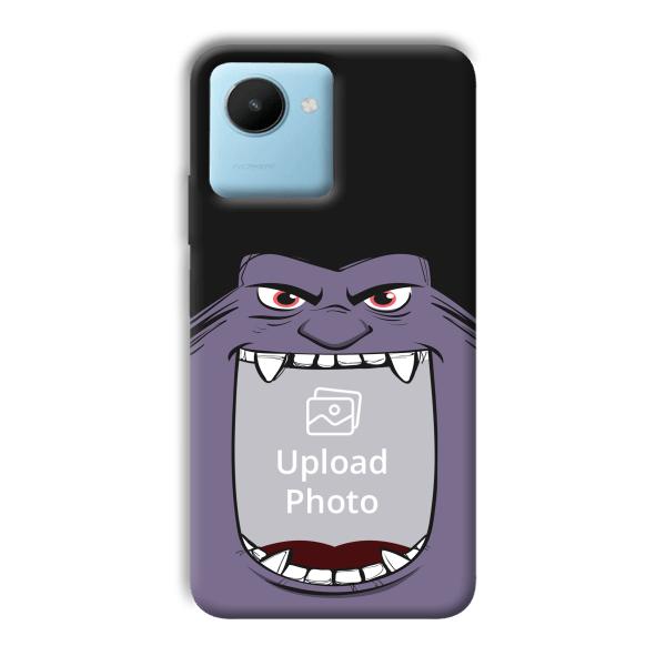 Purple Monster Customized Printed Back Cover for Realme C30s