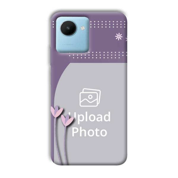 Lilac Pattern Customized Printed Back Cover for Realme C30s