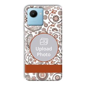Henna Art Customized Printed Back Cover for Realme C30s