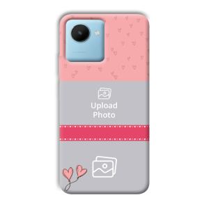 Pinkish Design Customized Printed Back Cover for Realme C30s