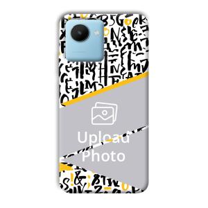 Letters Customized Printed Back Cover for Realme C30s