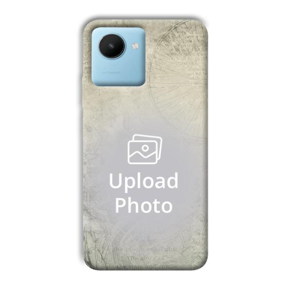 Grey Retro Customized Printed Back Cover for Realme C30s