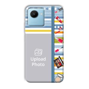 Makeup Theme Customized Printed Back Cover for Realme C30s