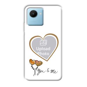 You & Me Customized Printed Back Cover for Realme C30s