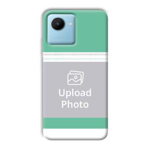 Sea Green Customized Printed Back Cover for Realme C30s