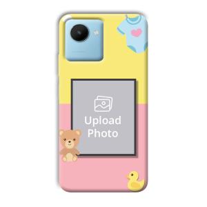 Teddy Bear Baby Design Customized Printed Back Cover for Realme C30s