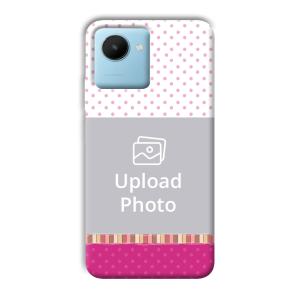 Baby Pink Design Customized Printed Back Cover for Realme C30s