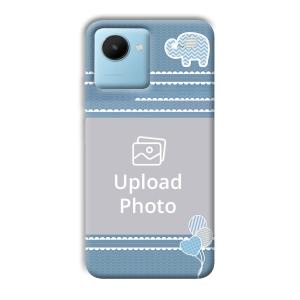 Elephant Customized Printed Back Cover for Realme C30s