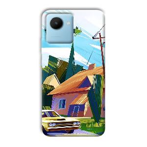 Car  Phone Customized Printed Back Cover for Realme C30s