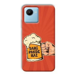 Sahi Pakde Hai Phone Customized Printed Back Cover for Realme C30s