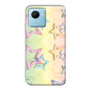 Star Designs Phone Customized Printed Back Cover for Realme C30s