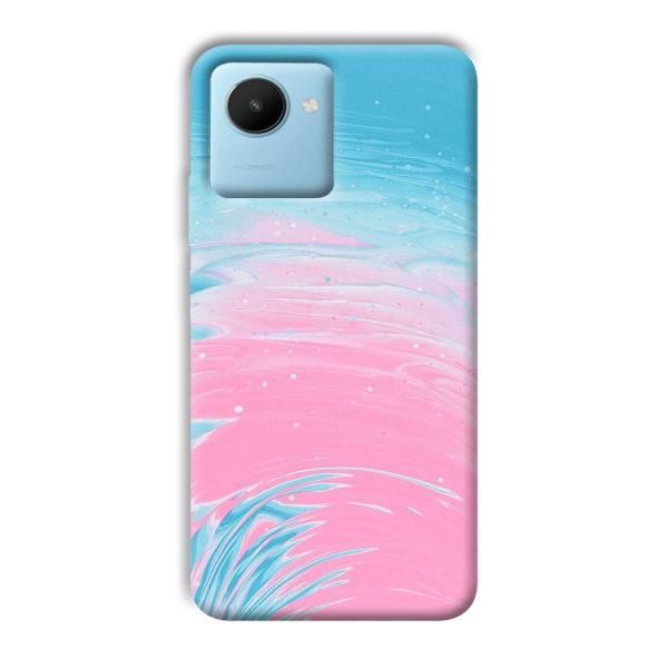 Pink Water Phone Customized Printed Back Cover for Realme C30s