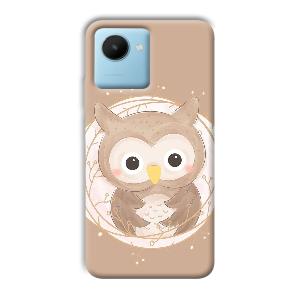 Owlet Phone Customized Printed Back Cover for Realme C30s