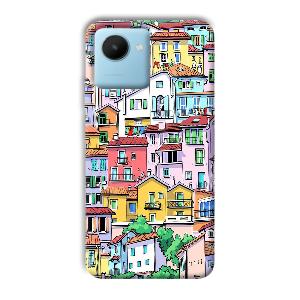 Colorful Alley Phone Customized Printed Back Cover for Realme C30s