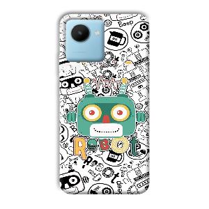 Animated Robot Phone Customized Printed Back Cover for Realme C30s