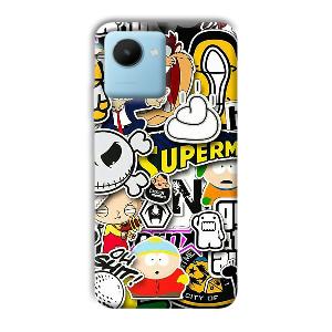 Cartoons Phone Customized Printed Back Cover for Realme C30s