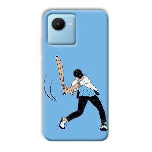 Cricketer Phone Customized Printed Back Cover for Realme C30s
