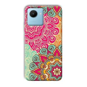 Floral Design Phone Customized Printed Back Cover for Realme C30s