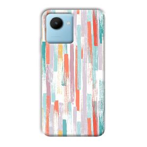 Light Paint Stroke Phone Customized Printed Back Cover for Realme C30s