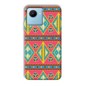 Colorful Rhombus Phone Customized Printed Back Cover for Realme C30s