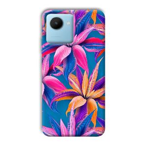 Aqautic Flowers Phone Customized Printed Back Cover for Realme C30s