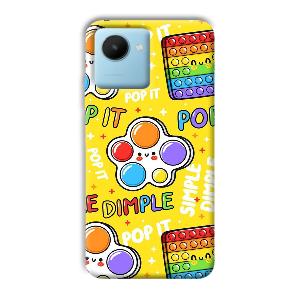 Pop It Phone Customized Printed Back Cover for Realme C30s