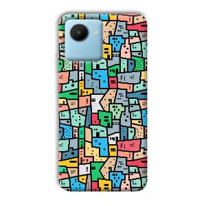 Small Homes Phone Customized Printed Back Cover for Realme C30s