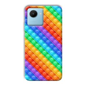 Colorful Circles Phone Customized Printed Back Cover for Realme C30s