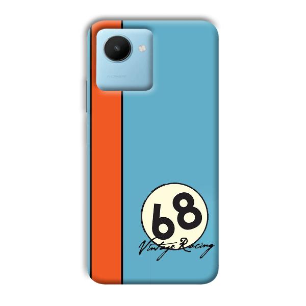 Vintage Racing Phone Customized Printed Back Cover for Realme C30s