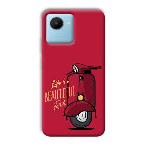 Life is Beautiful  Phone Customized Printed Back Cover for Realme C30s