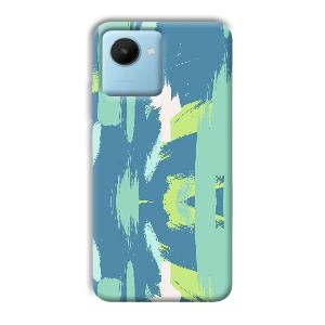 Paint Design Phone Customized Printed Back Cover for Realme C30s