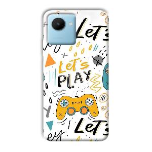 Let's Play Phone Customized Printed Back Cover for Realme C30s