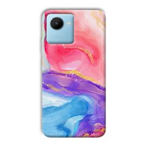 Water Colors Phone Customized Printed Back Cover for Realme C30s