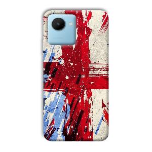 Red Cross Design Phone Customized Printed Back Cover for Realme C30s