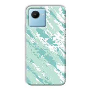 Sky Blue Design Phone Customized Printed Back Cover for Realme C30s