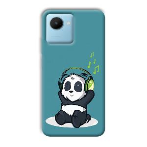 Panda  Phone Customized Printed Back Cover for Realme C30s