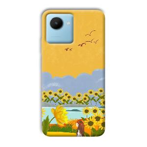Girl in the Scenery Phone Customized Printed Back Cover for Realme C30s
