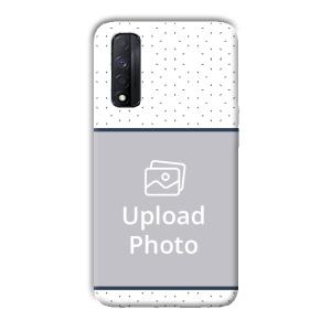 Blue Dots Customized Printed Back Cover for Realme Narzo 30