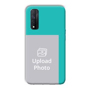 Blue Customized Printed Back Cover for Realme Narzo 30