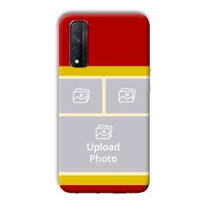 Red Yellow Collage Customized Printed Back Cover for Realme Narzo 30