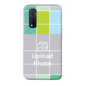Grid Customized Printed Back Cover for Realme Narzo 30