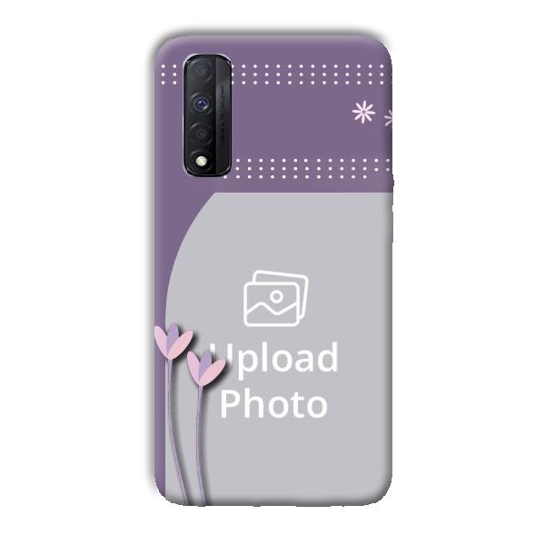Lilac Pattern Customized Printed Back Cover for Realme Narzo 30