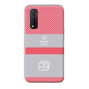 Pink Polka Customized Printed Back Cover for Realme Narzo 30