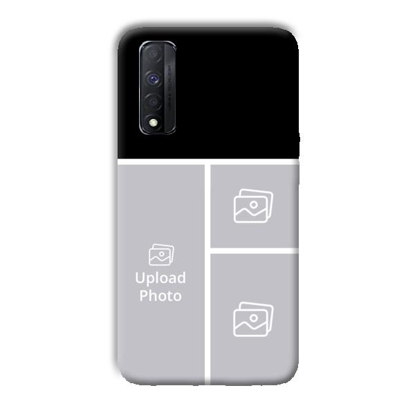 White Lines Customized Printed Back Cover for Realme Narzo 30