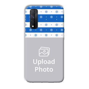 Blue Wheel Customized Printed Back Cover for Realme Narzo 30